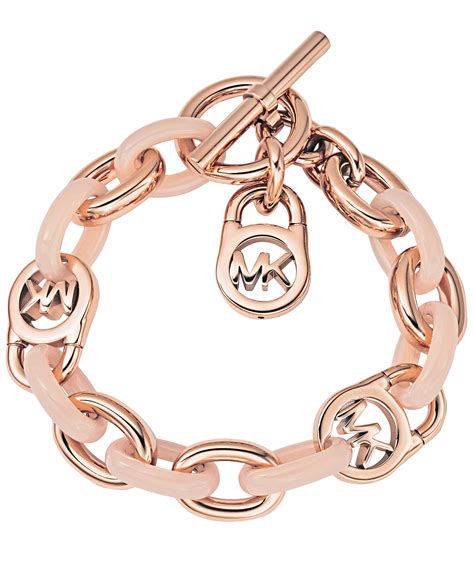 michael kors armband gold silber rose perlen|michael kors bracelets.